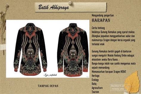 Guru Besar UNS Patenkan Motif Batik Khas Sragen Raih Pendanaan Rp1 Miliar