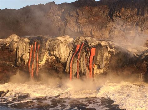 K Lauea Lava Flow Continues Dramatic Ocean Entry Maui Now Hawaii News