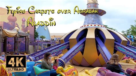 Flying Carpets Over Agrabah Aladdin Disneyland Paris 4k Youtube