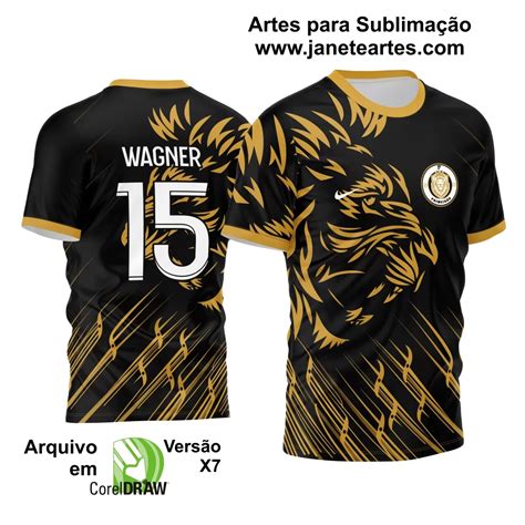 Arte Vetor Camisa Interclasse Jogos Internos Le O Dourado