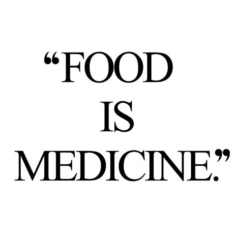 Healthy Lifestyle Motivation Quotes: Food is Medicine