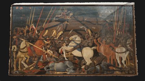 Paolo Uccello Battle Of San Romano D Model By Florence As It Was