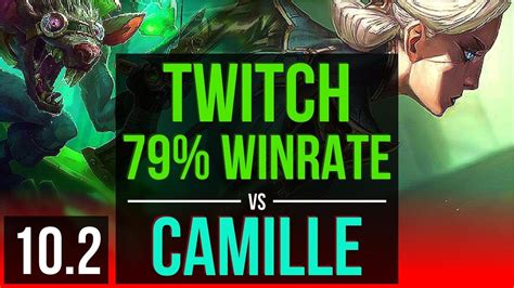 Twitch Vs Camille Top 79 Winrate Triple Kill Kda 12314