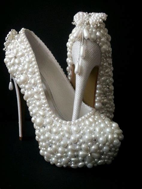 Bridal Shoes Handmade Luxury Pearl Shoes 2159394 Weddbook