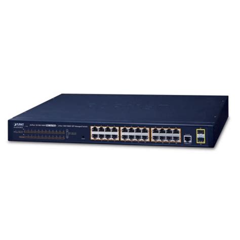 Switch PoE 24 Port 10 100 1000T 802 3at 2 Port SFP Management 300W