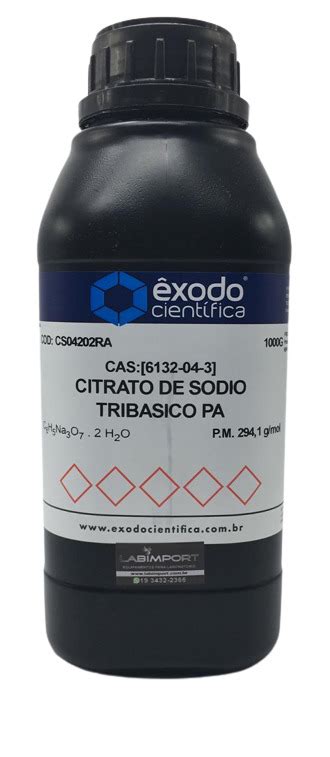 Citrato De S Dio Trib Sico H O Pa Acs Kg Exodo Cientifica