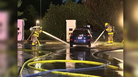 Electric Vehicle Fire At Nissan Headquarters In Franklin Tn Requires Extensive Response