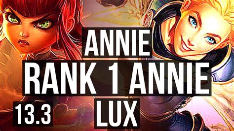 ANNIE Twitch Vs LUX Varus SUP Rank 1 Annie 3 0 3 TR