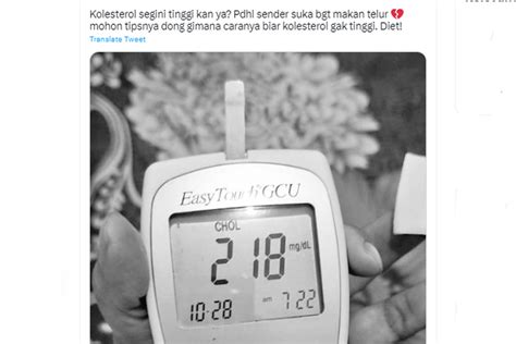 Ramai Soal Kadar Kolesterol Tinggi Ini Tips Dokter Untuk Menurunkannya