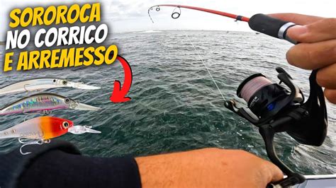 ELAS SÃO FATAIS NA PESCA DE SOROROCA Pescaria Iscas Artificiais em