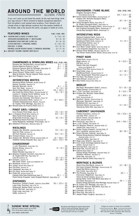 Menu Of Bristol Bar And Grill In Saint Louis Mo 63141