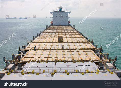 Empty deck of container ship. | Sea and ocean, Deck, Photo