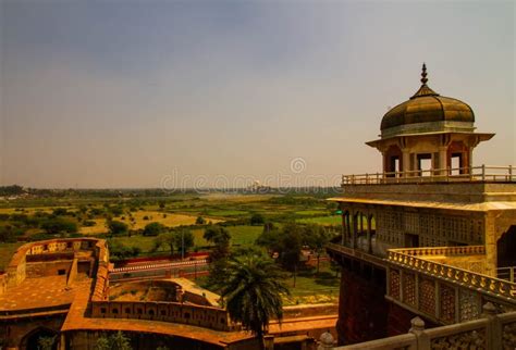 Agra fort stock photo. Image of unesco, architecture - 276852826