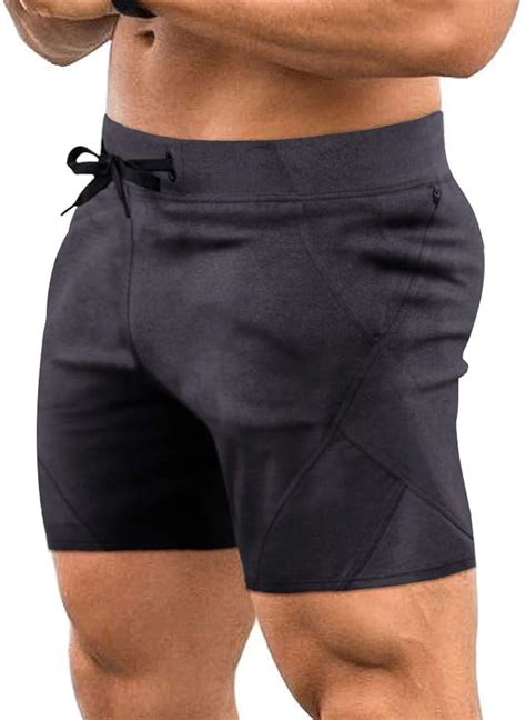 Coofandy Mens Gym Workout Shorts Weightlifting Squatting Short Fitted