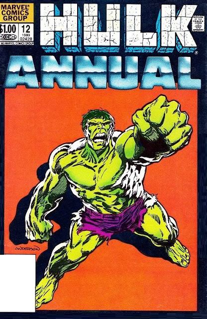 Marvel Comics of the 1980s: 1981-84 - Incredible Hulk Annuals