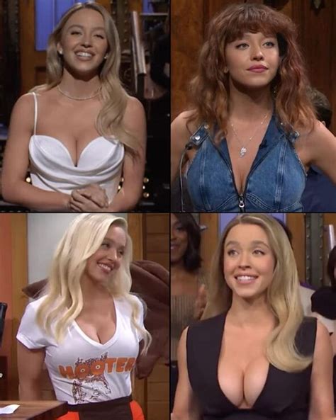 Sydney Sweeneys Cleavage Sparks Huge Wokeness Row After Viral Snl Clip Celebrity News