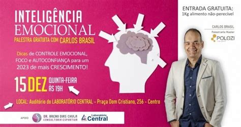 Palestra Gratuita De Intelig Ncia Emocional Em Divin Polis Sympla