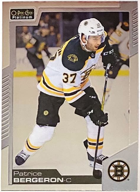 Patrice Bergeron O Pee Chee Platinum Hockey Boston Bruins Card