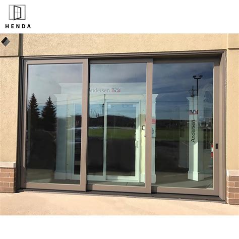 Australia Standard As2047 Commercial Kitchen Door Glass Profile Sliding Aluminum Patio Door