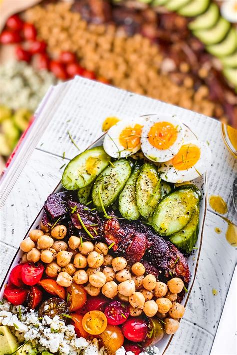 Chickpea Cobb Salad Board Reluctant Entertainer