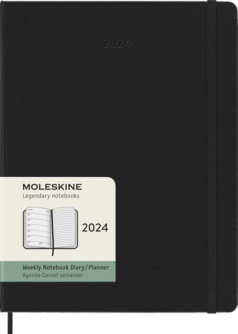 Snapklik Moleskine Weekly Planner M Extra Large Black