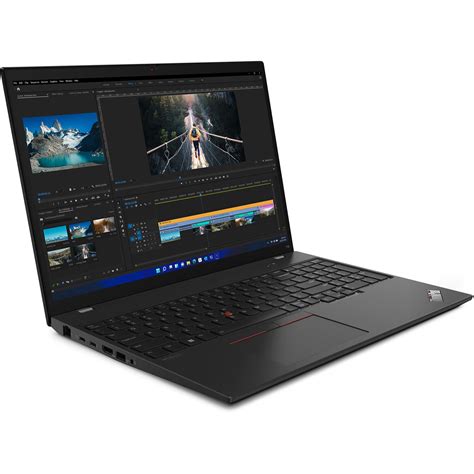 Lenovo 16 ThinkPad T16 Gen 1 Notebook Black 21BV0094US B H