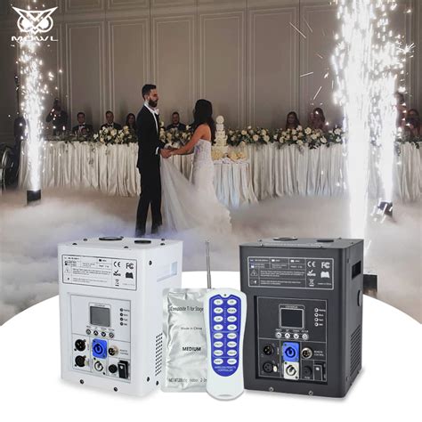 600W Wireless DMX Control Fireworks Fountain Cold Spark Machine For