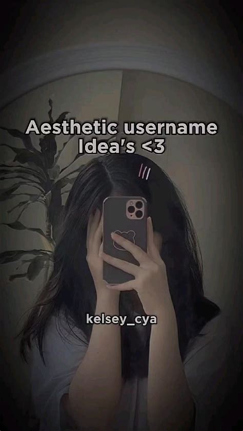 Aesthetic Username Ideas