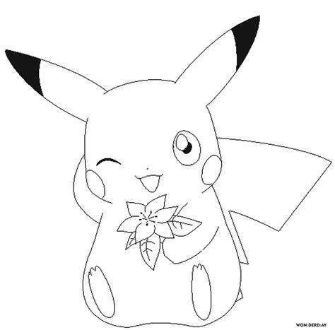 Dibujos De Pikachu Para Colorear Imprima Gratis A4