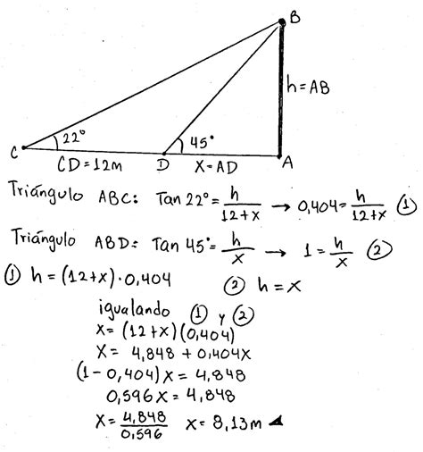 Ejercicios Trigonometría