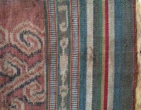 Iban Dayak Tribe Old Fabric Cloth Vintage Ikat Skirt Sarawak Malaysian