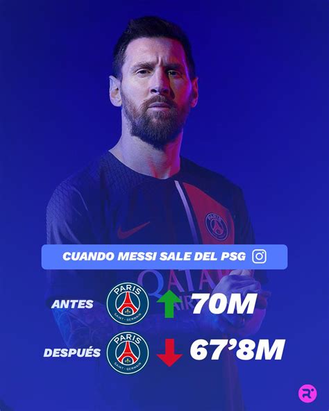 Relevo On Twitter 🤯 El Efecto Messi En Instagram ↘️ Psg El Día