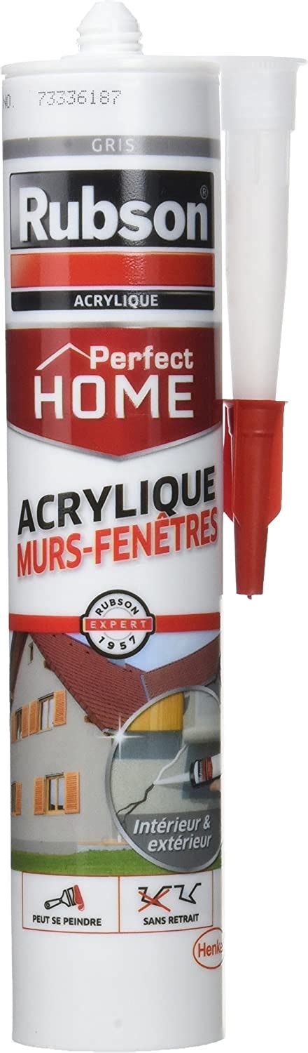 Rubson Mastic Perfect Home Acrylique Murs Fenêtres mastic acrylique