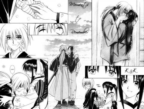 Romantic Anime Kiss Scene From Rurouni Kenshin