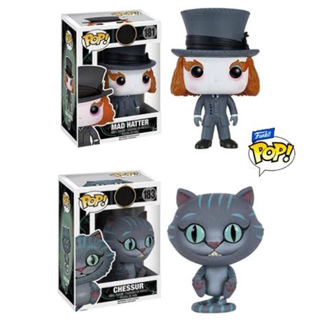 Funko Pop Alice No País Das Maravilhas Mad Hatter Cheshire