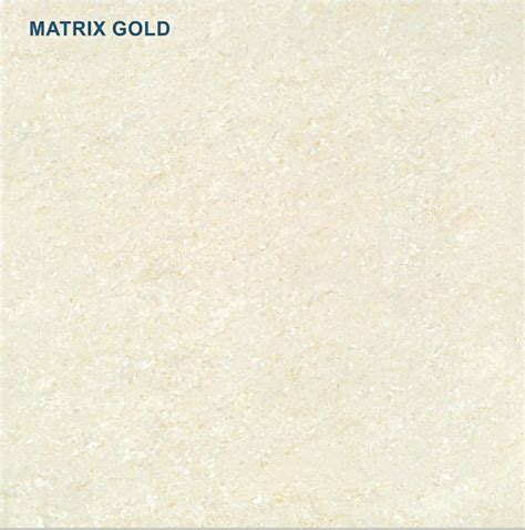 Ceramic Matrix Gold Vitrified Tiles Double Charge Thickness 10 Mm