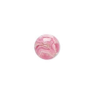 Cabochon Rhodochrosite Natural Mm Calibrated Round B Grade Mohs