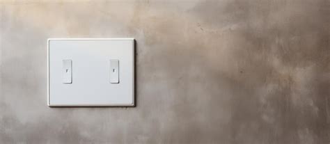 Premium AI Image | White light switch on wall