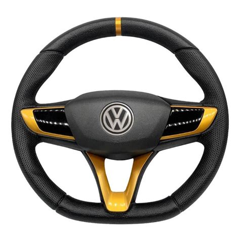 Volante Esportivo Nova Tracker Dourado Gol Golf Polo Fox Saveiro Voyage