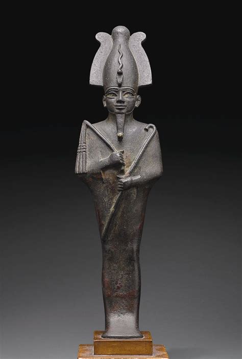 Egyptian Bronze Figure Of Osiris 3rd Intermediate Period 25th Dynasty