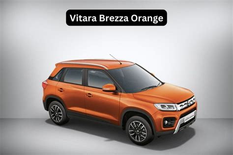 Vitara Brezza Colors in India - An Automotive Teller