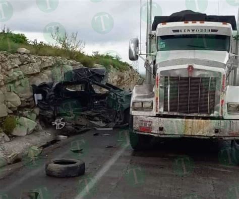 Esposos pierden la vida en choque contra tráiler en la carretera 57