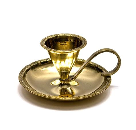 Gold Color Modern Metal Brass Candle Stand With Handle At Rs Piece