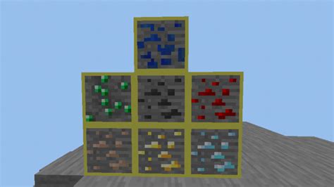 Rgb Ores Overlay For Minecraft Pocket Edition 116