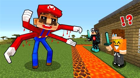 Mutant Mario Vs Tajna Baza W Minecraft Youtube