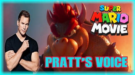 Chris Pratt S Voice In The New Super Mario Bros Movie Youtube