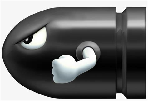 Bullet Clipart Bullet Bill - Mario Series - 1742x1116 PNG Download - PNGkit