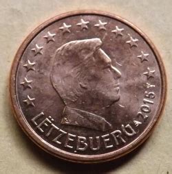 1 Euro Cent 2015 Euro 2002 prezent Luxemburg Monedă 39755