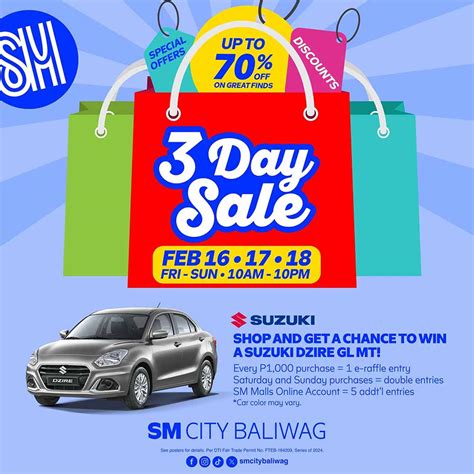 Sm City Baliwags First 3 Day Sale Blowout This 2024 Unli News