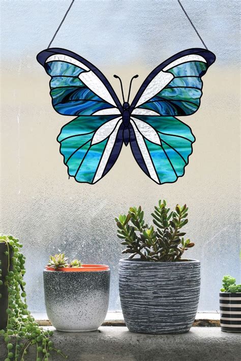 Modern Butterfly Stained Glass Pattern Stained Glass Butterfly Stained Glass Patterns